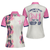 Tennis I Know I Play Like A Girl Short Sleeve Women Polo Shirt, White And Pink Tennis Shirt For Ladies, Gift For Tennis Players - Hyperfavor