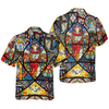 The Resurrection Of Jesus Colored Pattern Hawaiian Shirt - Hyperfavor