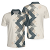Vintage Pastel Argyle Pattern Polo Shirt For Men - Hyperfavor