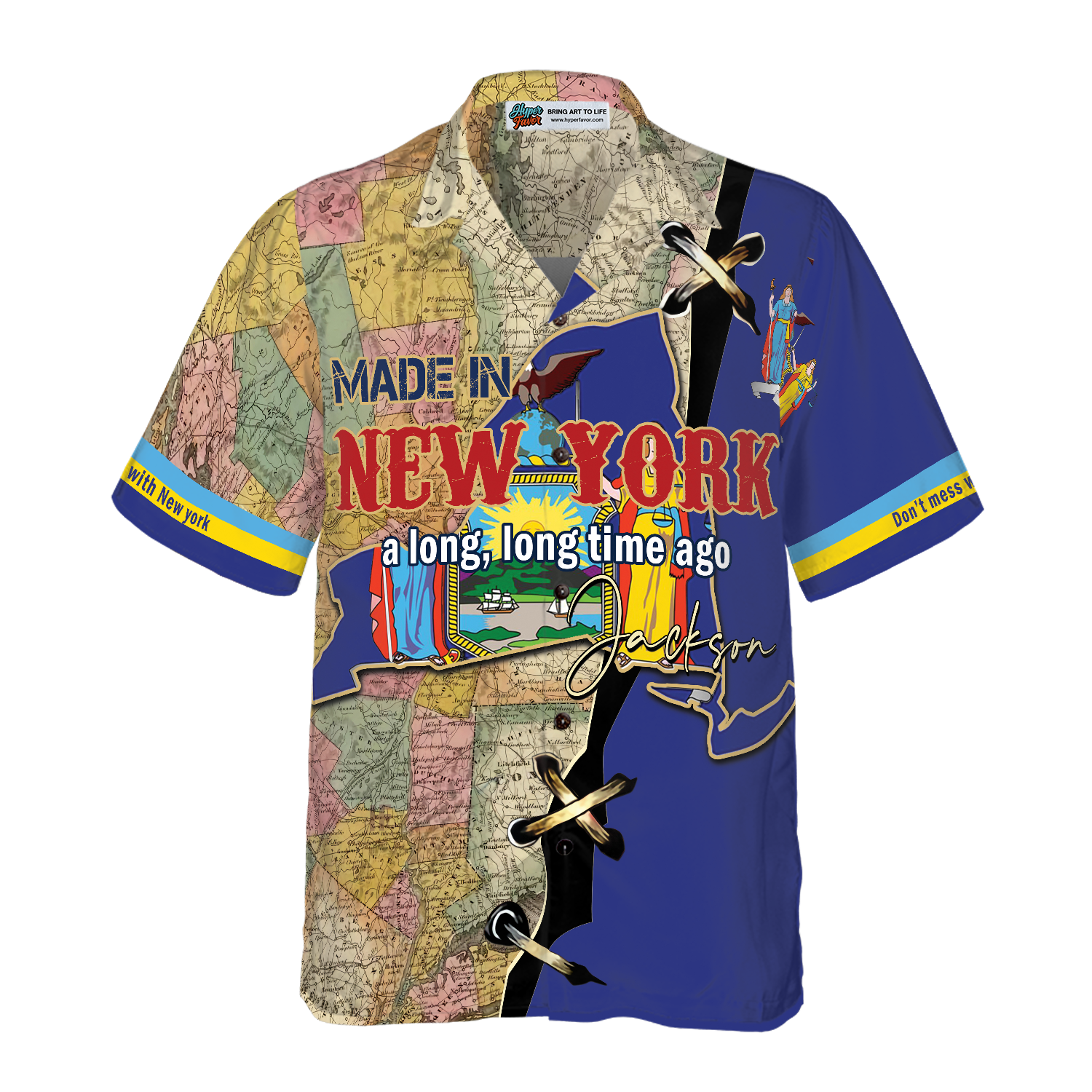 MADE IN NEWYORK A LONG, LONG TIME AGO Custom Hawaiian Shirt - Hyperfavor