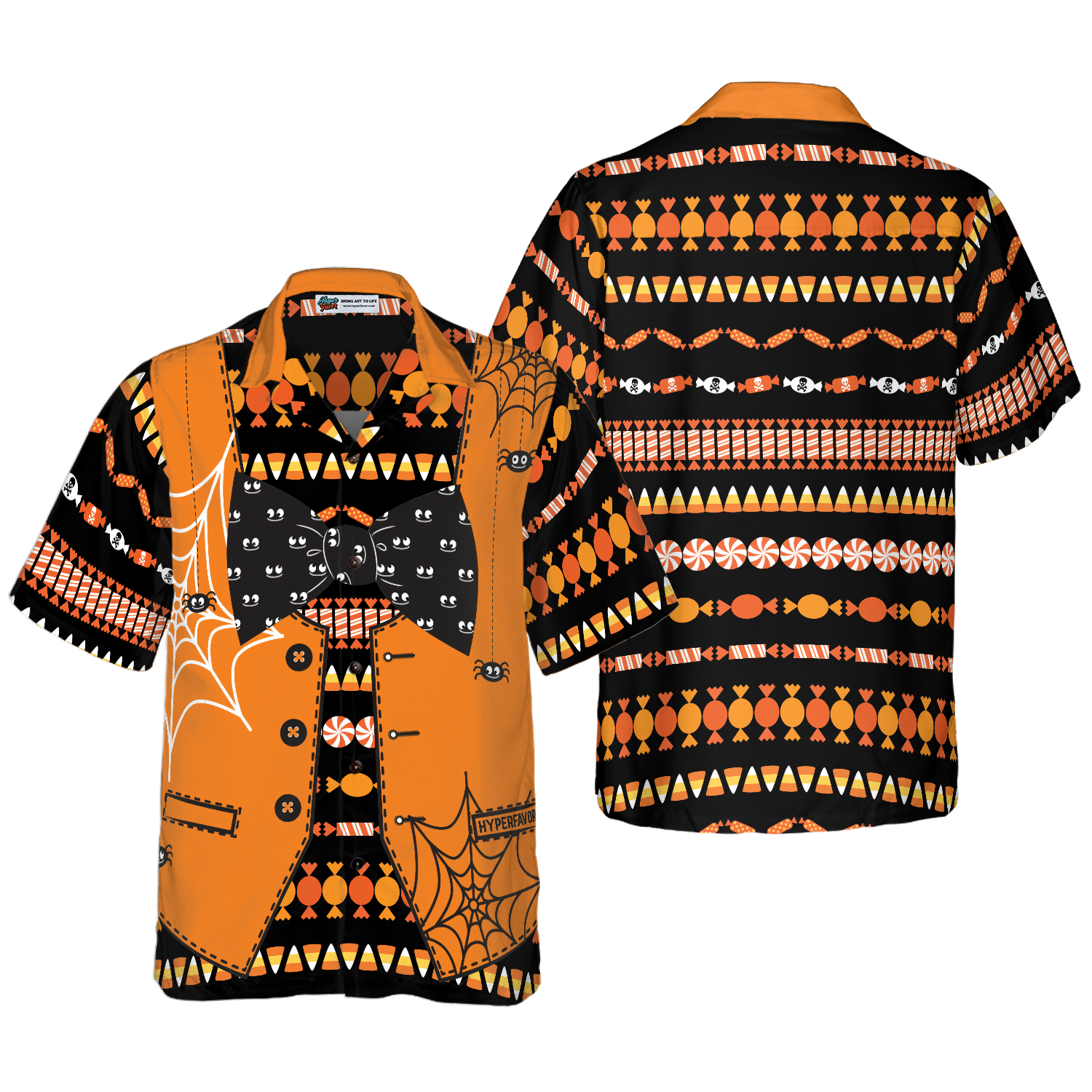 Halloween Candy Man Hawaiian Shirt - Hyperfavor