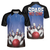Spare No One Bowling Polo Shirt, Black And Blue Tenpin Bowling Shirt For Men, Cool Bowling Gift Idea - Hyperfavor