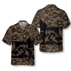 Hawaii Polynesian Pattern Hawaiian Shirt - Hyperfavor