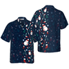 Hyperfavor Christmas Golf Pattern Hawaiian shirt, Christmas Shirts Short Sleeve Button Down Shirt For Men And Women - Hyperfavor