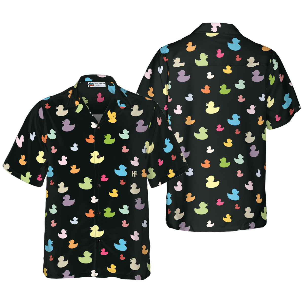 Colorful Ducks Hawaiian Shirt - Hyperfavor