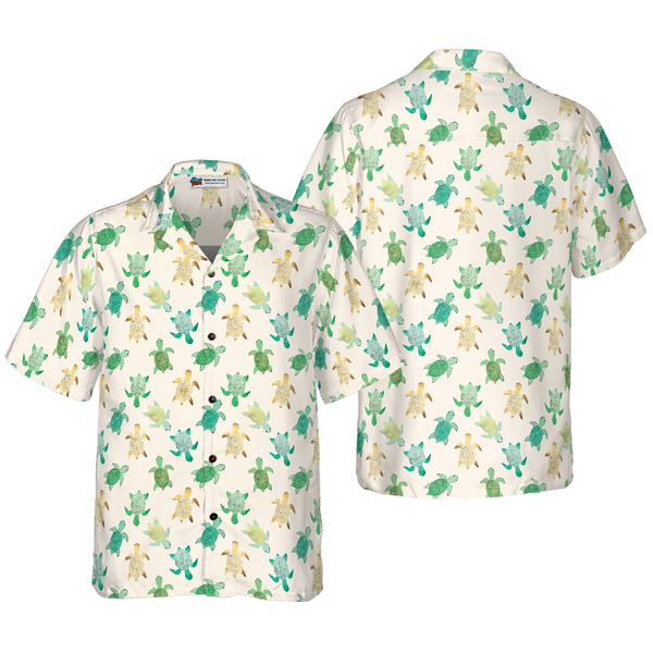 Indigenous Tribal Sea Turtle Pattern Turtle Shirts For Men Turtle Tropical  Hawaiian Shirt - Limotees