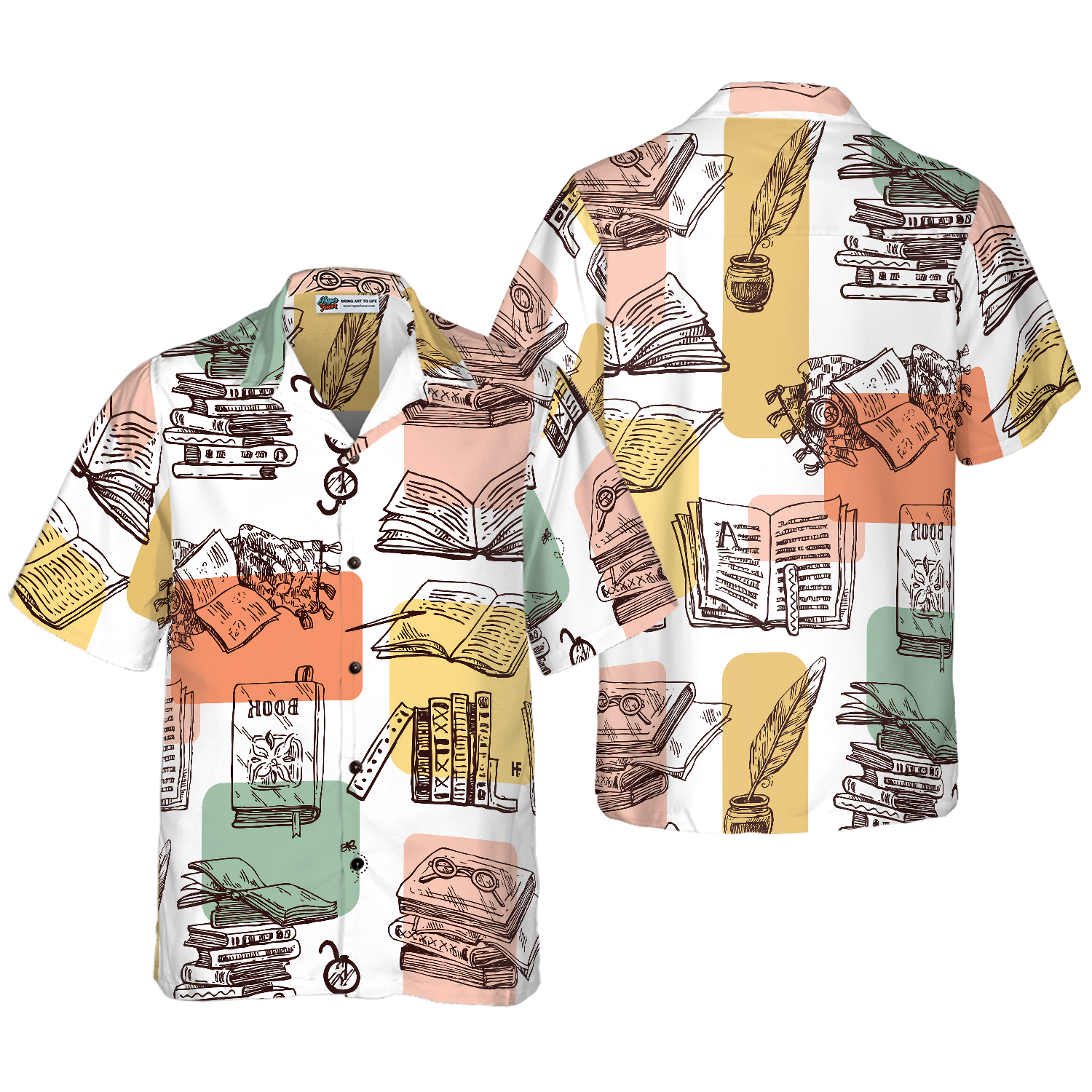 Teacher Knowledge Book Teacher Hawaiian Shirt, Teacher Hawaiian Shirt, Teacher Shirt for Men And Women, Best Gift For Teachers - Hyperfavor