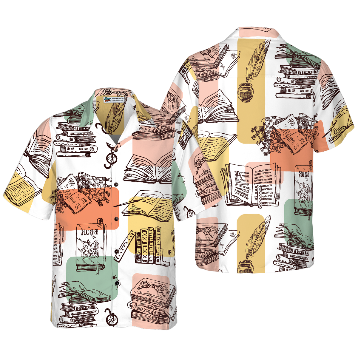 Teacher Knowledge Book Teacher Hawaiian Shirt, Teacher Hawaiian Shirt, Teacher Shirt for Men And Women, Best Gift For Teachers - Hyperfavor