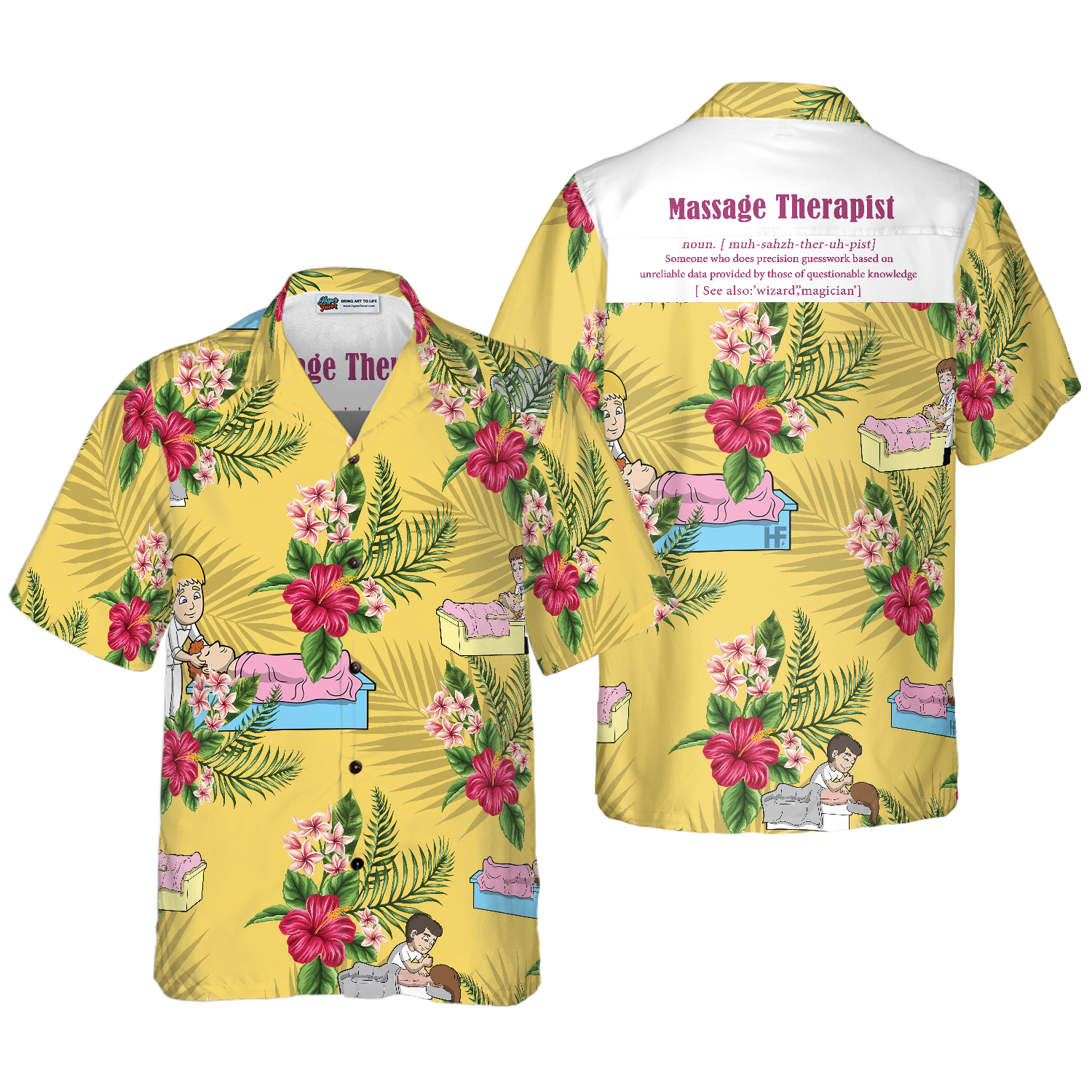 Massage Therapist Hawaiian Shirt - Hyperfavor