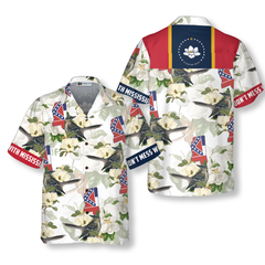 Mississippi Mockingbird And Magnolia Hawaiian Shirt - Hyperfavor