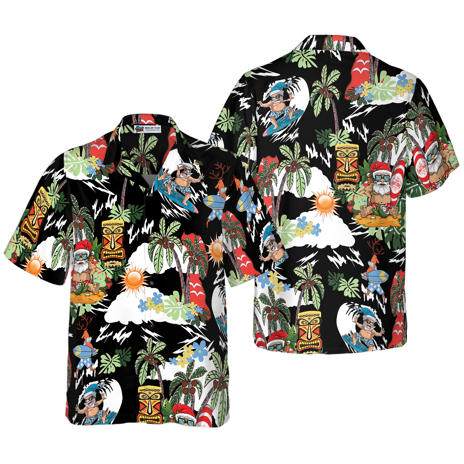 Merry Christmas Santa Claus 9 Hawaiian Shirt - Hyperfavor