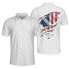 Personalized Patriotic American Flag V2 Polo Shirt - Hyperfavor