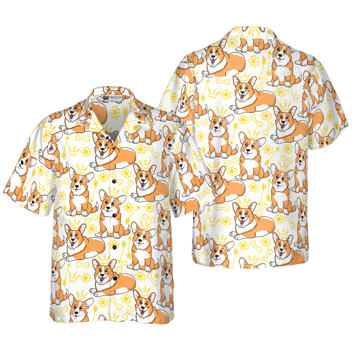 Corgi Pembroke Shirt For Men Hawaiian Shirt - Hyperfavor