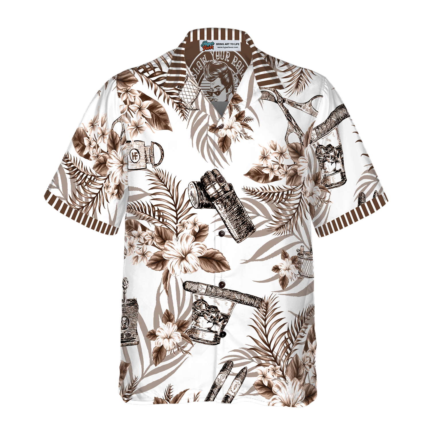 Slow Your Roll Version 2 Custom Hawaiian Shirt - Hyperfavor