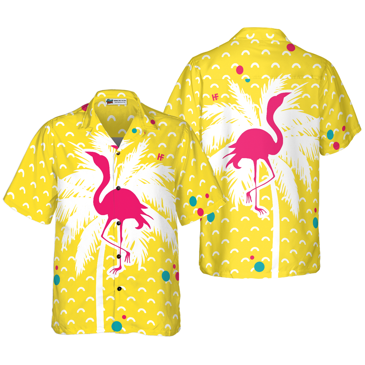 Flamingo 18 Hawaiian Shirt - Hyperfavor