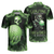 Golfing Murder Polo Shirt, Green Skull Golf Shirt Design, Best Gift Idea For Golfers, Scary Golf Shirt - Hyperfavor