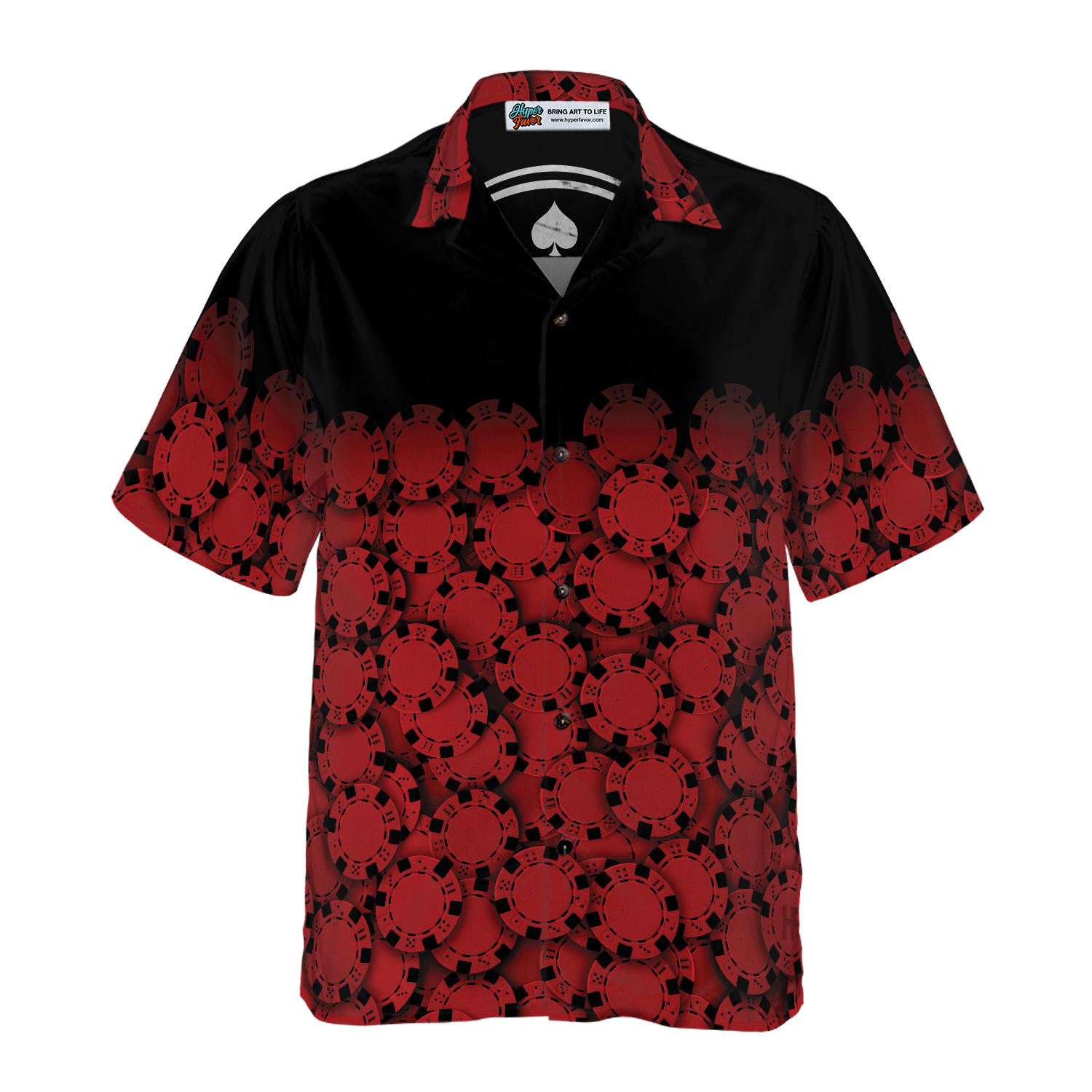 Poker Chip Hawaiian Shirt - Hyperfavor