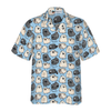 Pug Poses Blue Shirt For Men Hawaiian Shirt - Hyperfavor