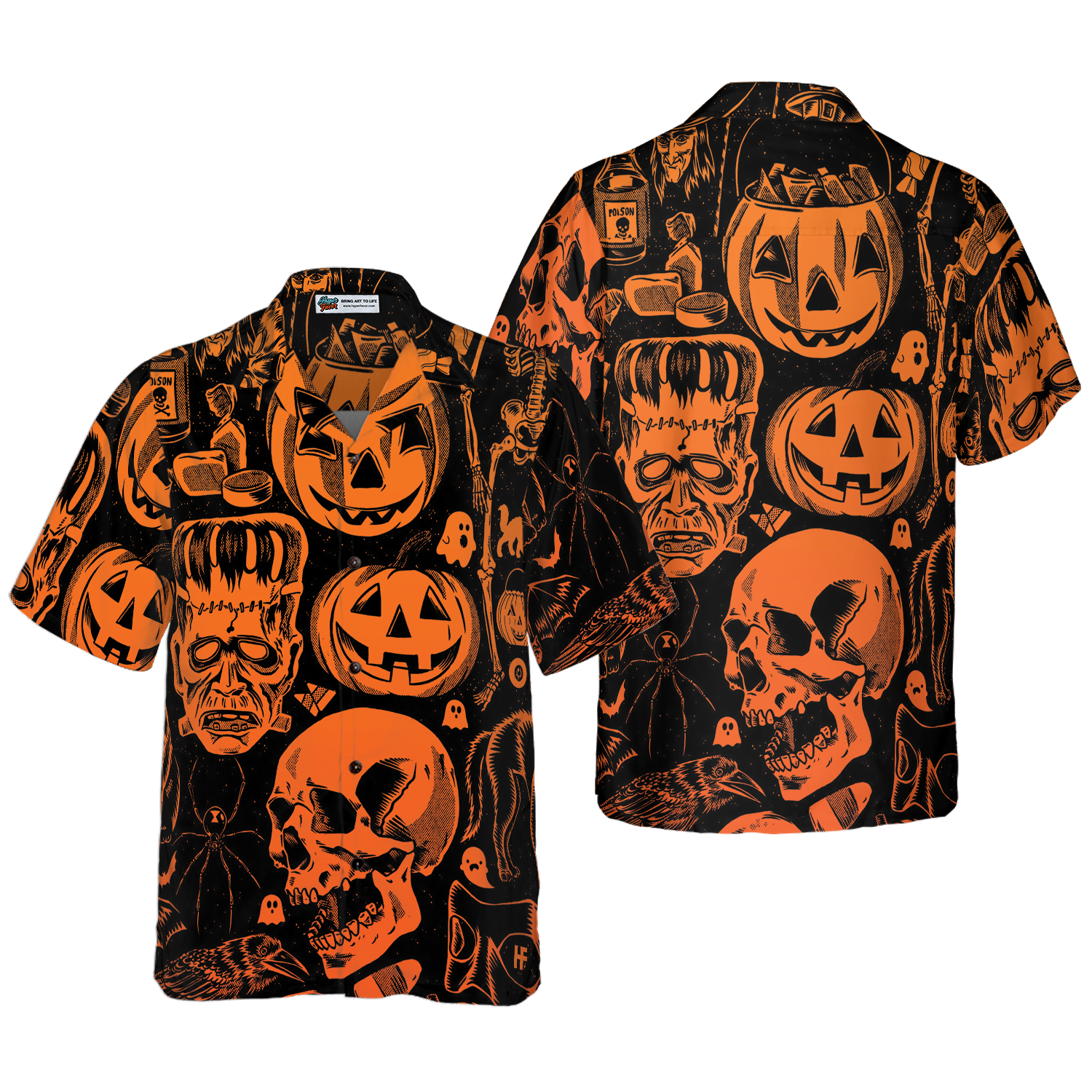 Everyday Is Halloween For Real V2 Halloween Hawaiian Shirt, Halloween Shirt For Men And Women - Hyperfavor