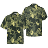 Camouflage Deer Texas Gun Hunting Hawaiian Shirt, Short Sleeve Texas Camo Shirt, Proud Texas Shirt For Men - Hyperfavor