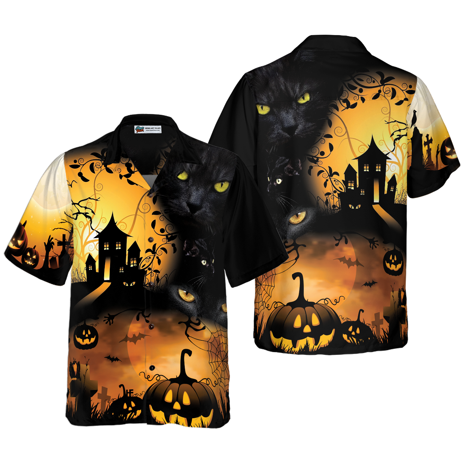 Halloween Night Hawaiian Shirt - Hyperfavor