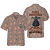 Never Underestimate An Old Man With A Motorcycle Custom Hawaiian Shirt, Motorcycle Shirts For Men And Women - Hyperfavor