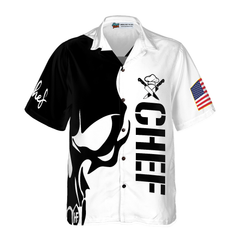 Skull Chef Hawaiian Shirt - Hyperfavor