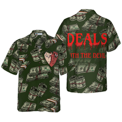 Deals With The Devil Gothic Hawaiian Shirt, Stylish Goth Shirt For Men And Women - Hyperfavor