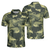 Aircraft Green Camouflage Short Sleeve Polo Shirt, Army Polo Shirt, Best Camo Shirt For Men - Hyperfavor