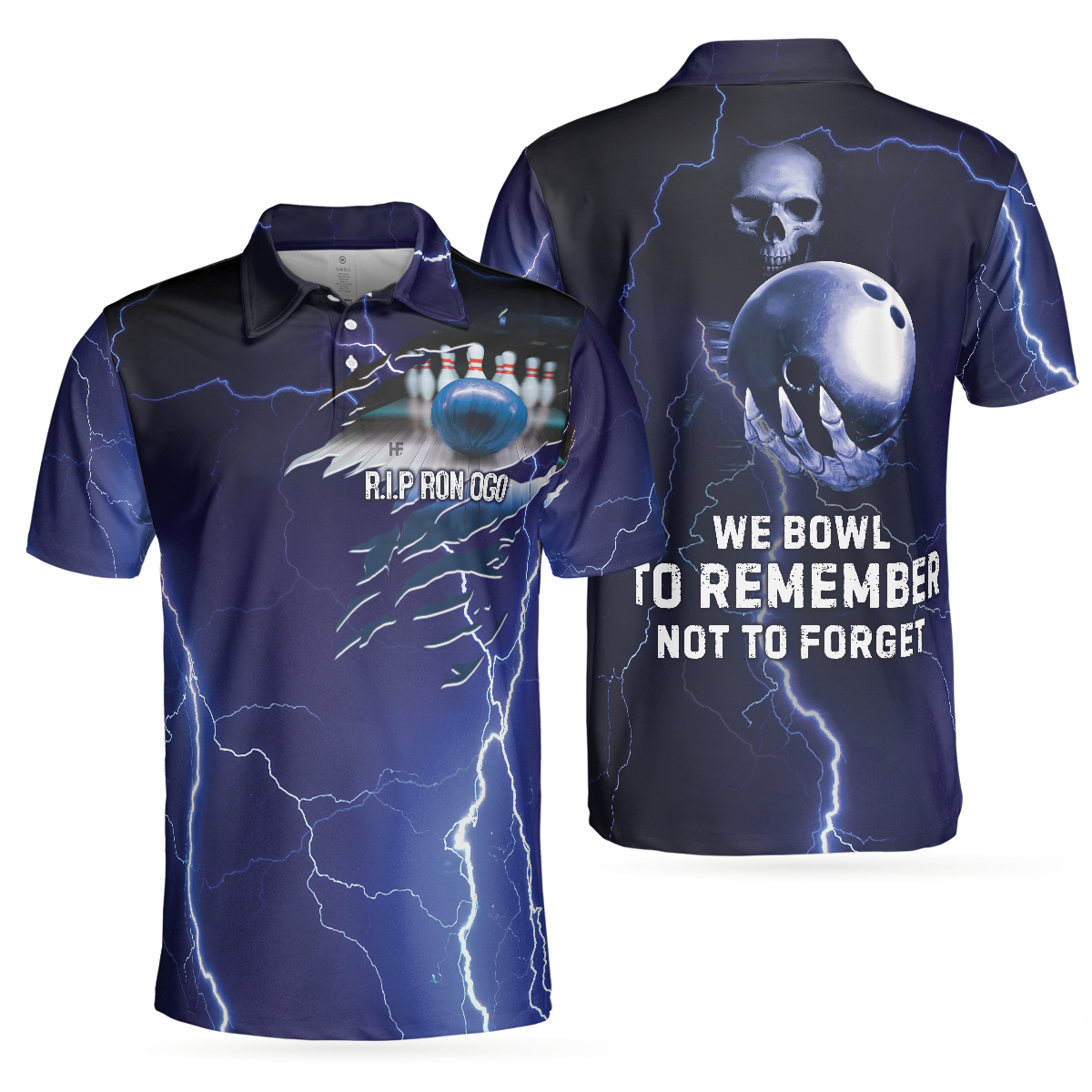 We Bowl To Remember Polo Shirt - Hyperfavor