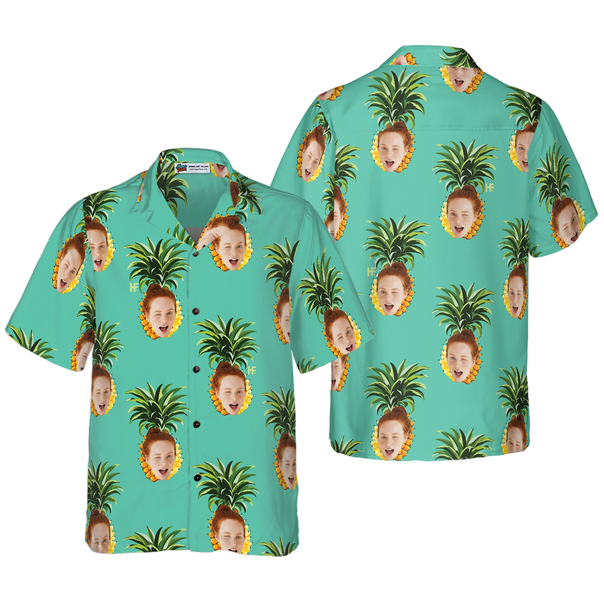 Funny Custom Face 04 Custom Hawaiian Shirt - Hyperfavor