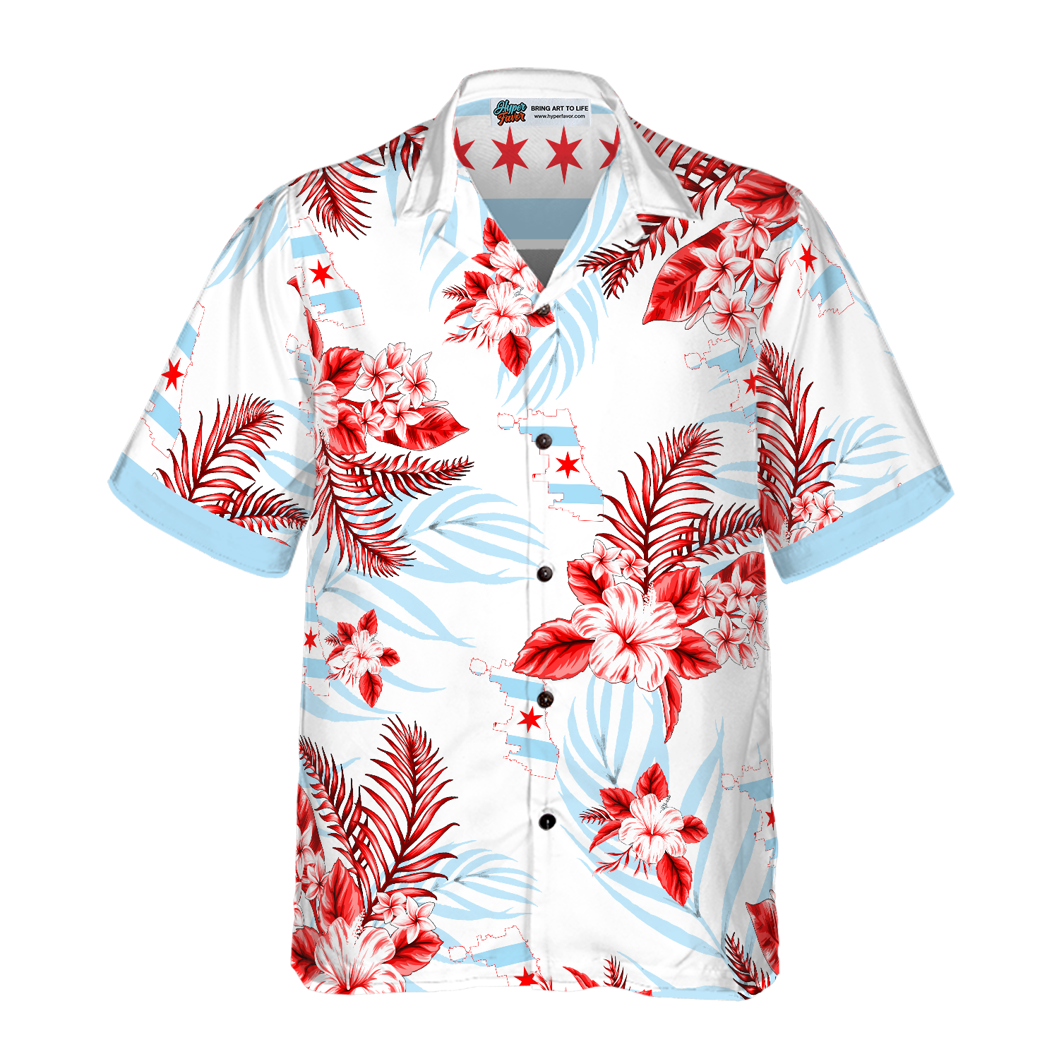 Chicago Proud Hawaiian Shirt - Hyperfavor