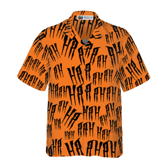 Scary Laugh For Halloween Hawaiian Shirt - Hyperfavor