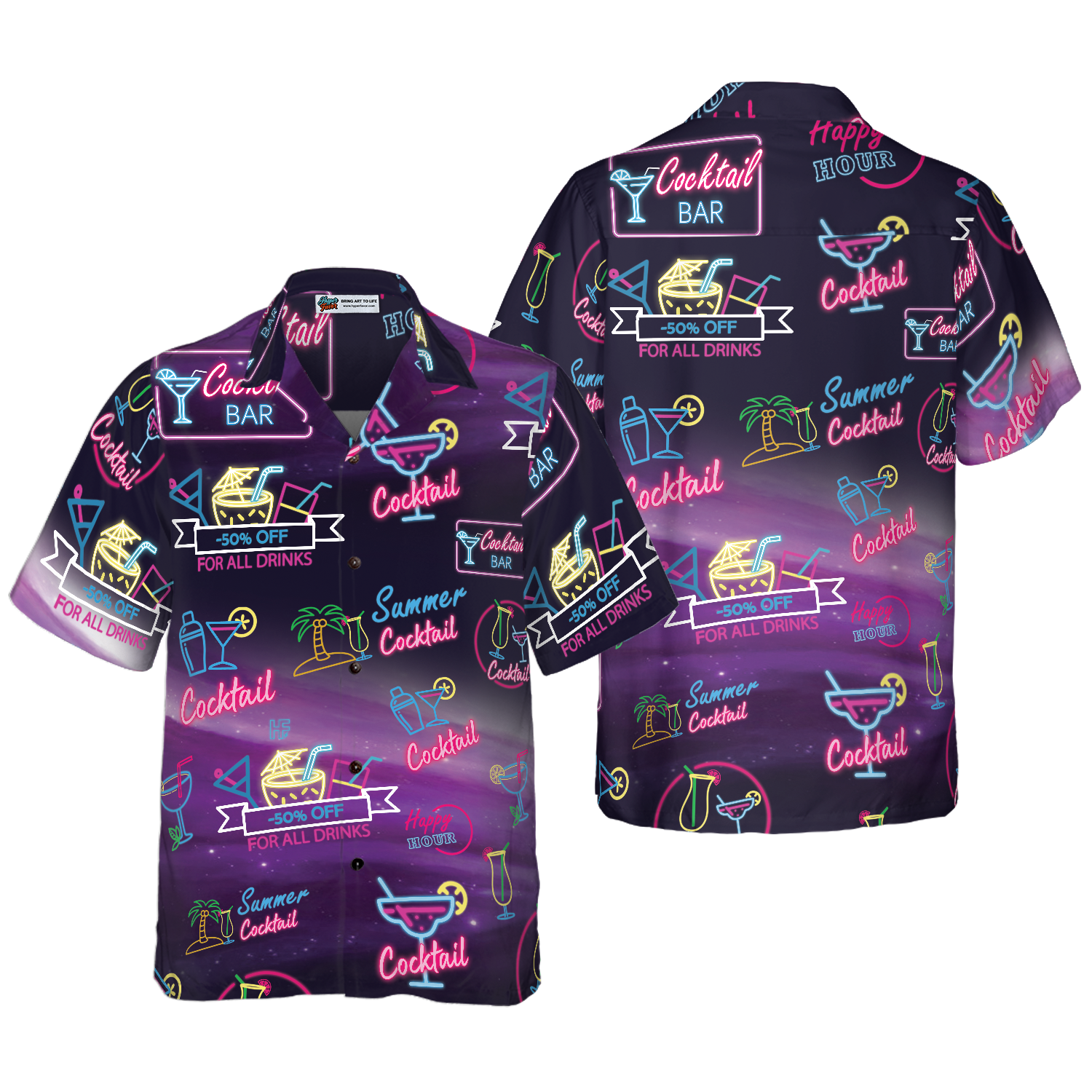 Life Is Better With Cocktail Hawaiian Shirt - Hyperfavor