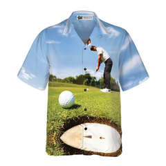 Photo Golfer Customize Photo Custom Hawaiian shirt - Hyperfavor