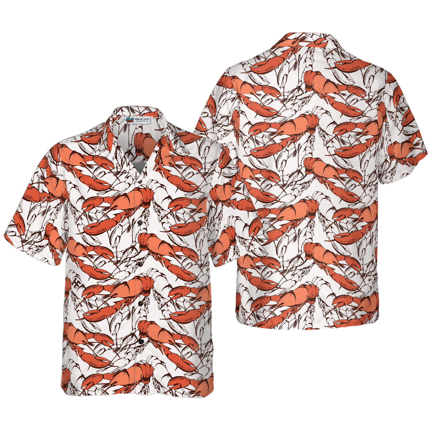 Boiled Red Lobster Seafood Hawaiian Shirt - Hyperfavor