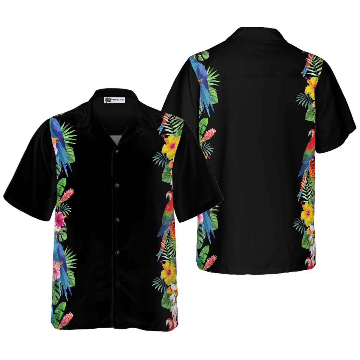 Parrot Party Shirt For Men Hawaiian Shirt - Hyperfavor