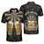 Darts And Beer That's Why I'm Here Short Sleeve Polo Shirt, Skull Darts Print Shirt For Men - Hyperfavor