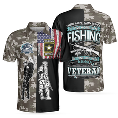 Veteran Fishing With American Flag Polo Shirt, Camouflage Veteran Fisher Sketching Polo Shirt, Patriotic Fishing Shirt For Men - Hyperfavor