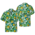 Tropical Ice Hockey Yellow Helmet Hawaiian Shirt - Hyperfavor