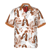 Personalized Peace Love Basset Hound Custom Hawaiian Shirt - Hyperfavor