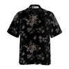 Seamless Floral Blessed Be Rose Moon Wicca Hawaiian Shirt - Hyperfavor