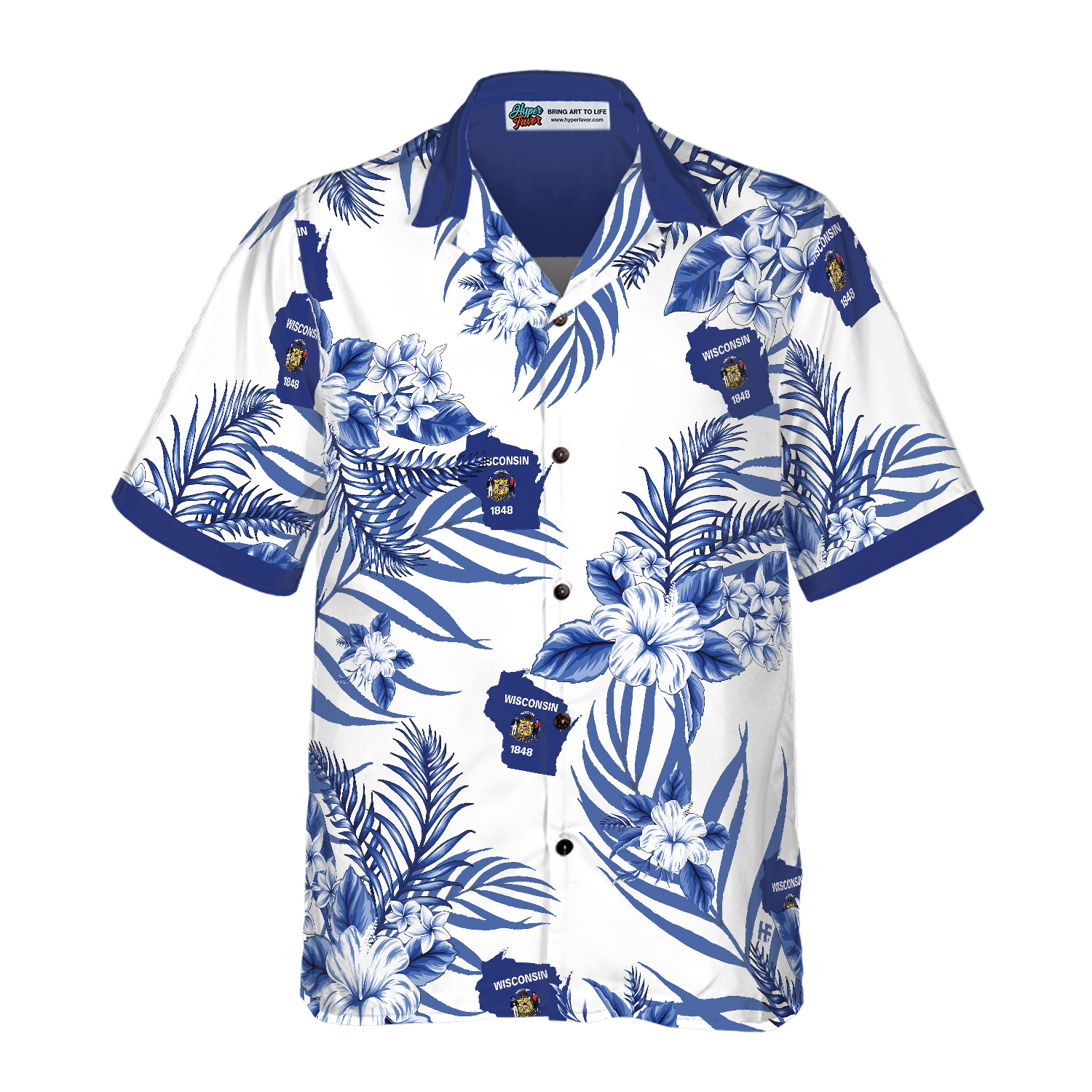 Wisconsin Proud Hawaiian Shirt - Hyperfavor