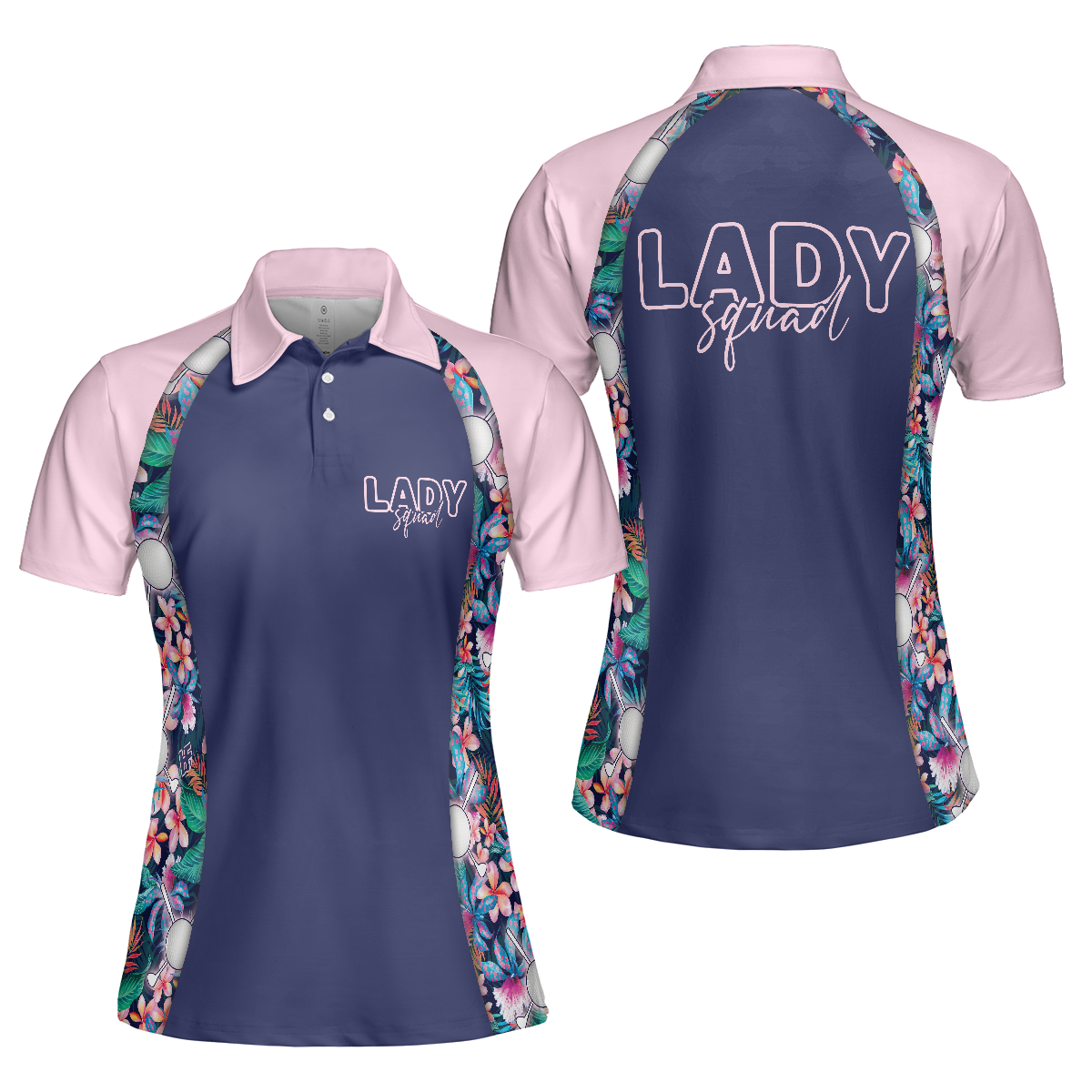 Hawaiian Dream And Golf Short Sleeve Women Polo Shirt - Hyperfavor