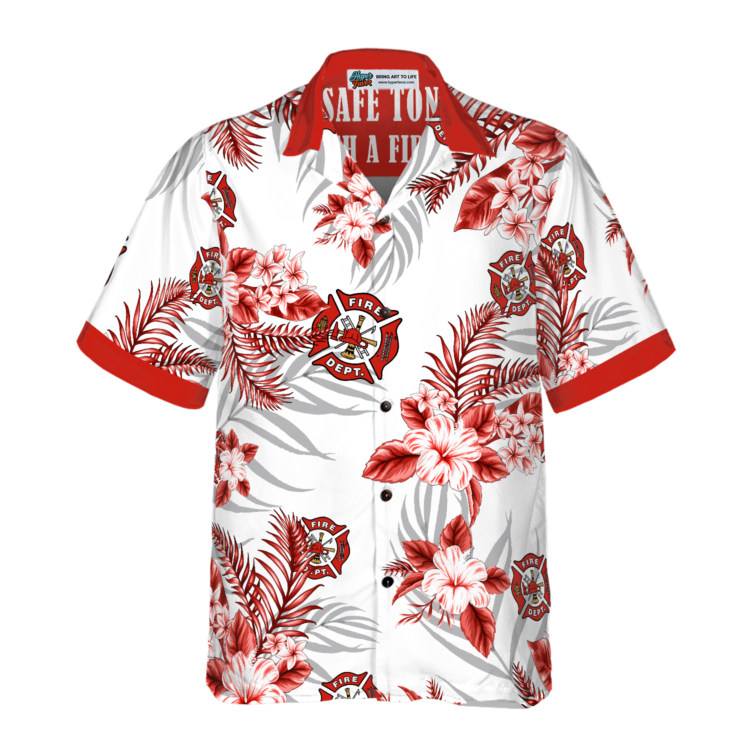 I Am A Firefighter Hawaiian Shirt - Hyperfavor