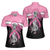 Breast Cancer Angel Breast Cancer Awareness Short Sleeve Women Polo Shirt - Hyperfavor