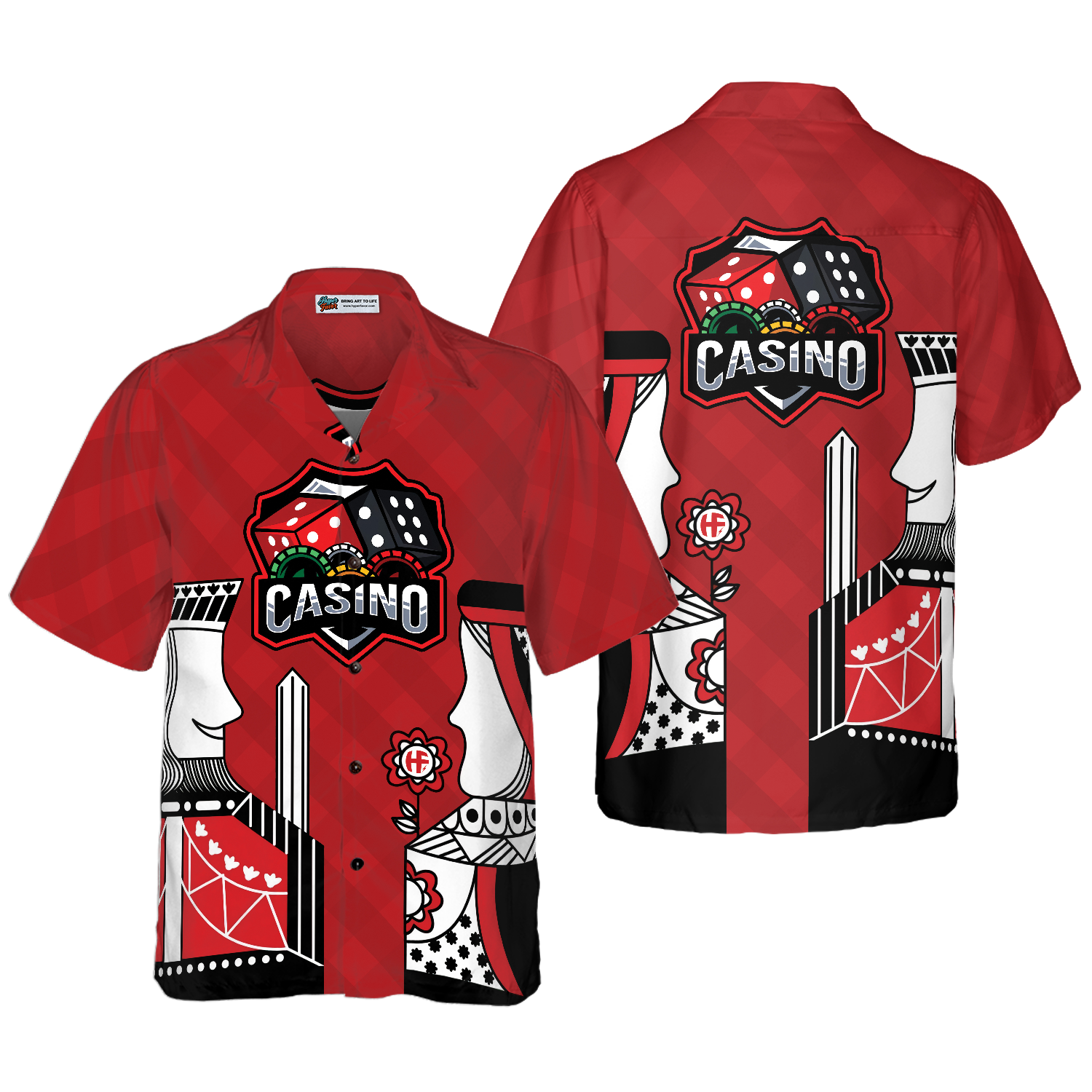 Casino Mascot Hawaiian Shirt - Hyperfavor