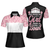 Move Over Boys Let A Girl Show You How To Bowl Short Sleeve Women Polo Shirt, Pink Leopard Bowling Shirt - Hyperfavor