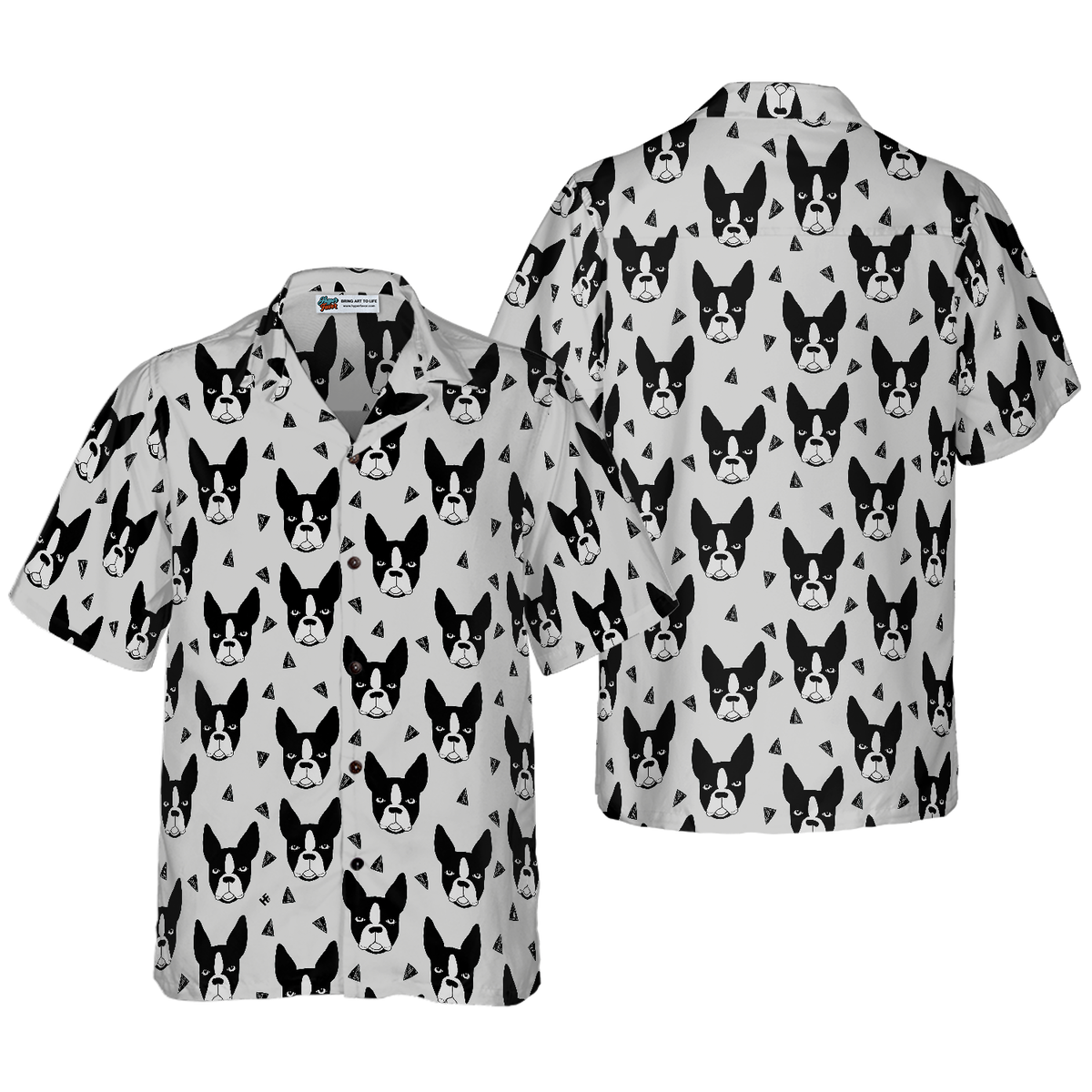 The Grey Bulldog Kingdom Hawaiian Shirt - Hyperfavor