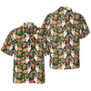 Corgi Tropical Flower Hawaiian Shirt - Hyperfavor